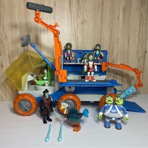 Miles from Tomorrowland Mission Mars Rover Truck Science Lab Disney Jr W/Extras